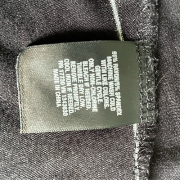 Messimo Knit Dress with asymmetrical hem. Gently used. Size M. Rayon & spandex. - Picture 5 of 5